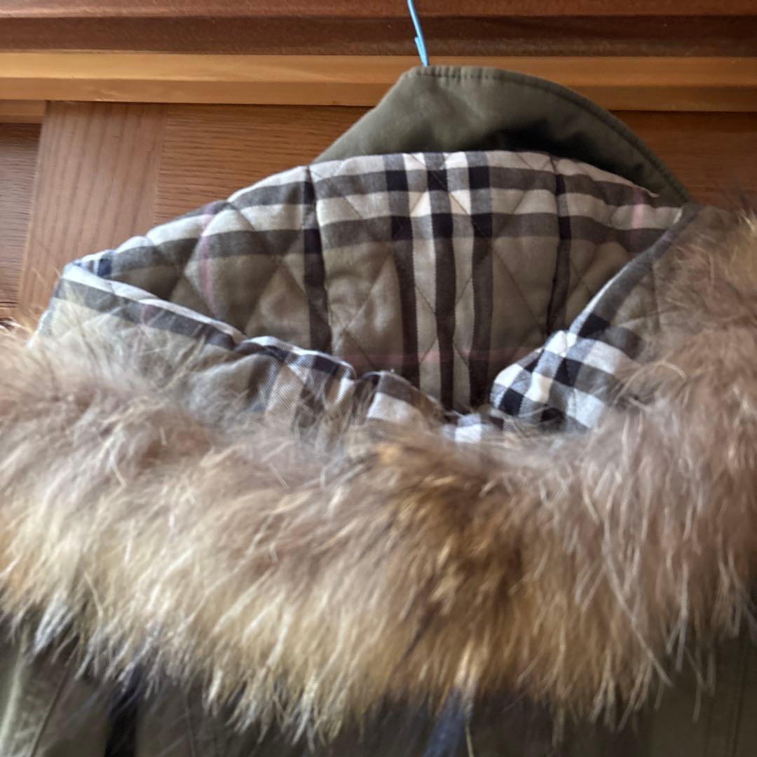 バーバリーブルーレーベル　モッズコート