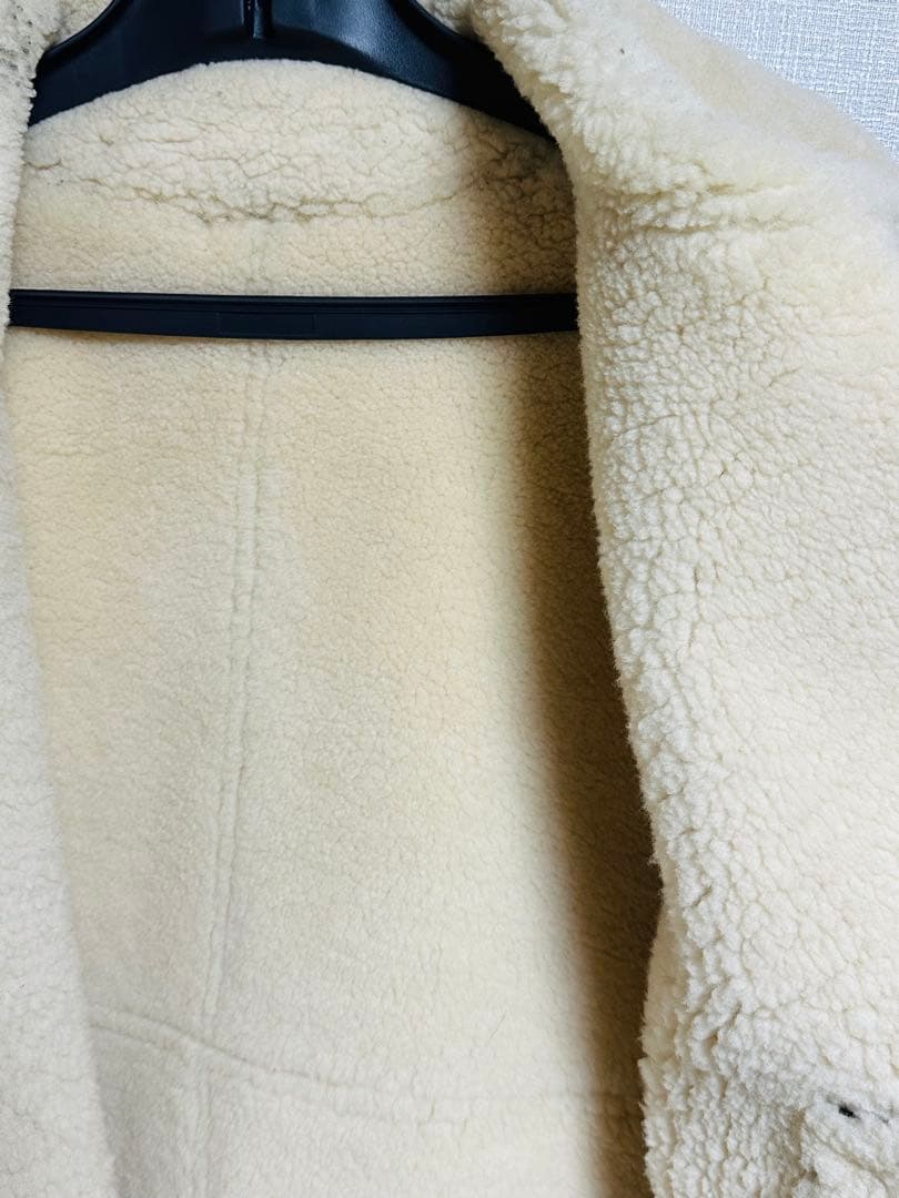 綺麗状態❗️韓国製ALLSTATELAND本革ムートンB3フライトジャケットXL