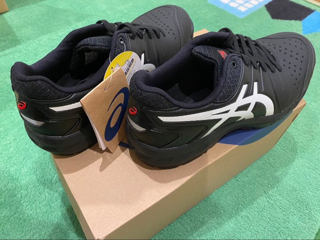ASICS WINJOB CP113 ブラック/ホワイト 27.0cm ワイド
