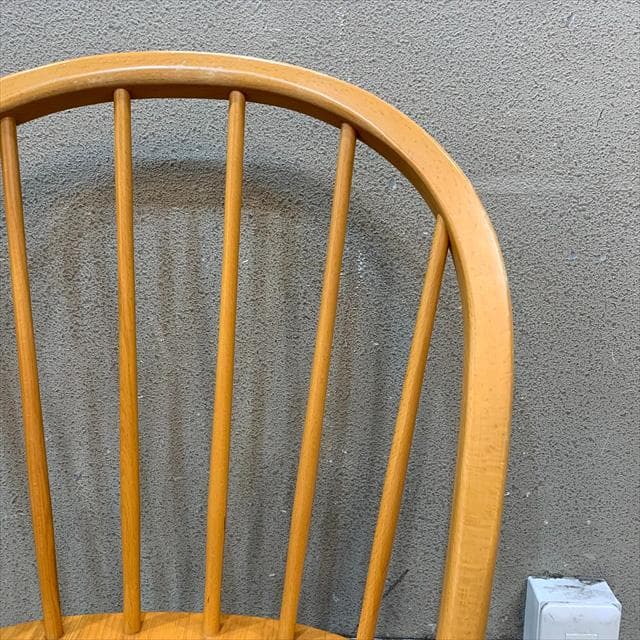 オールドキツツキ（飛騨産業家具）ウィンザー回転チェア③