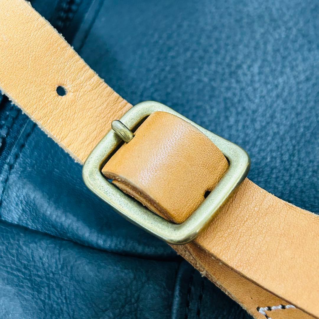 ［希少品］NIZYŪ KANŌ リュック バッグパック レザー BLACK