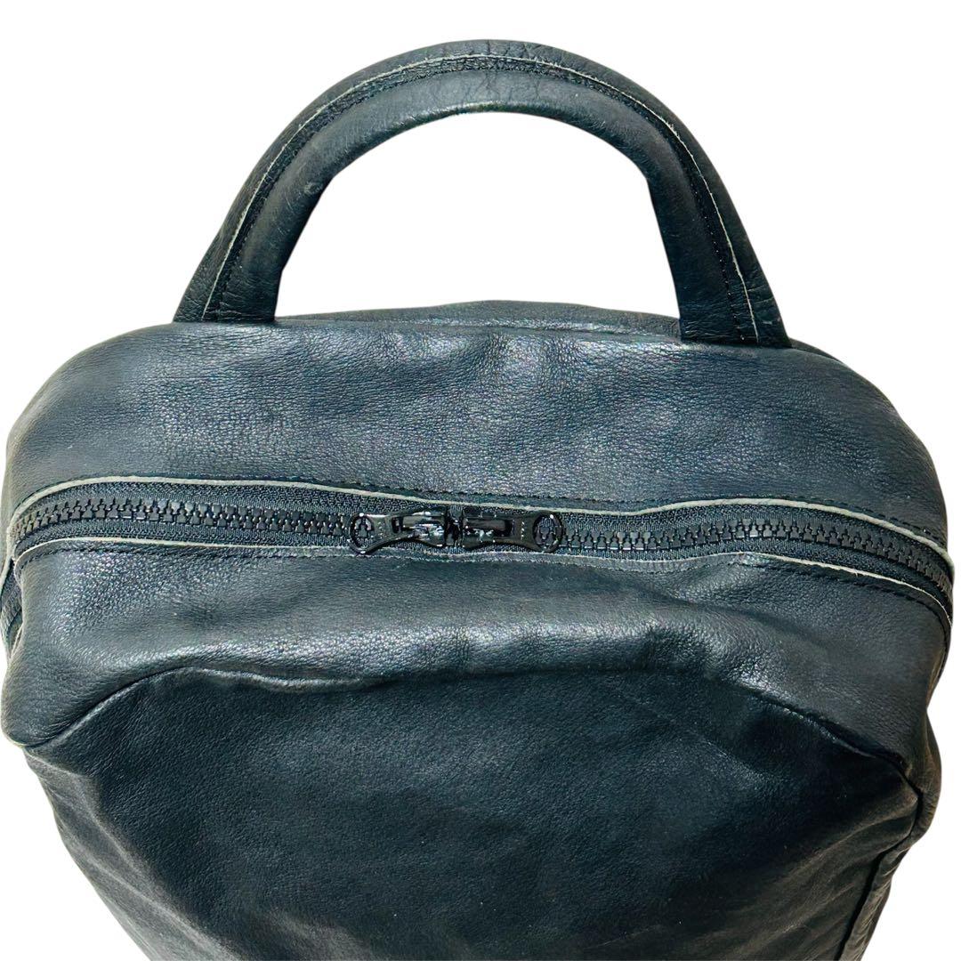 ［希少品］NIZYŪ KANŌ リュック バッグパック レザー BLACK
