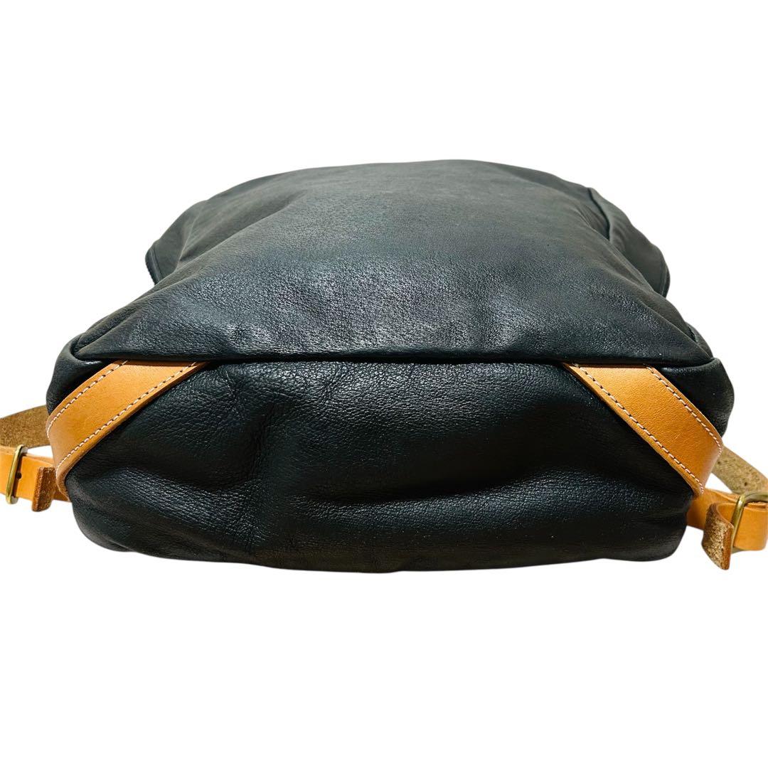 ［希少品］NIZYŪ KANŌ リュック バッグパック レザー BLACK