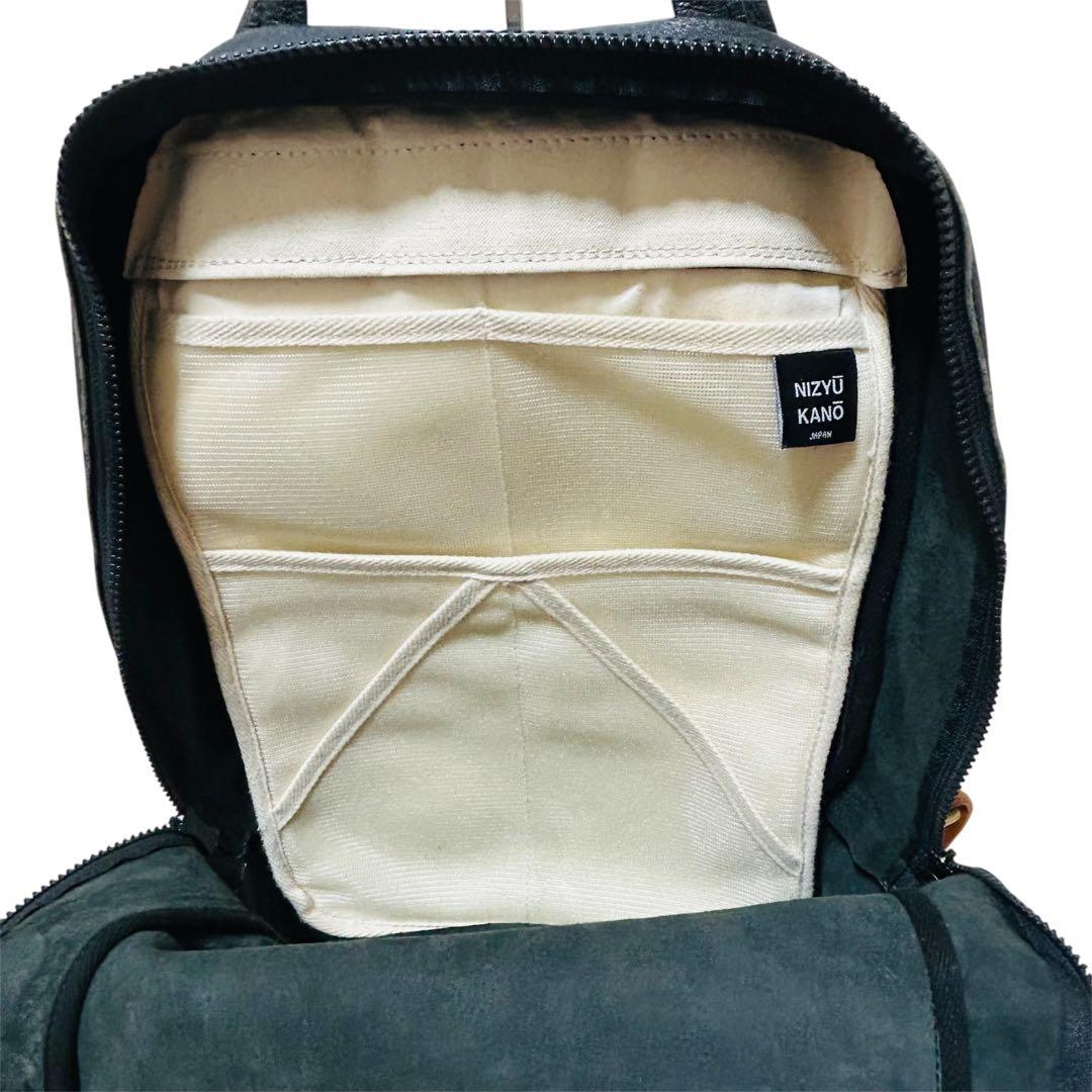 ［希少品］NIZYŪ KANŌ リュック バッグパック レザー BLACK