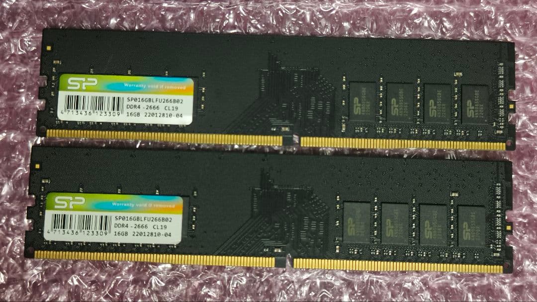 DDR4 16GBx2枚 32GB pc4-2666 動作確認済み ① 買う