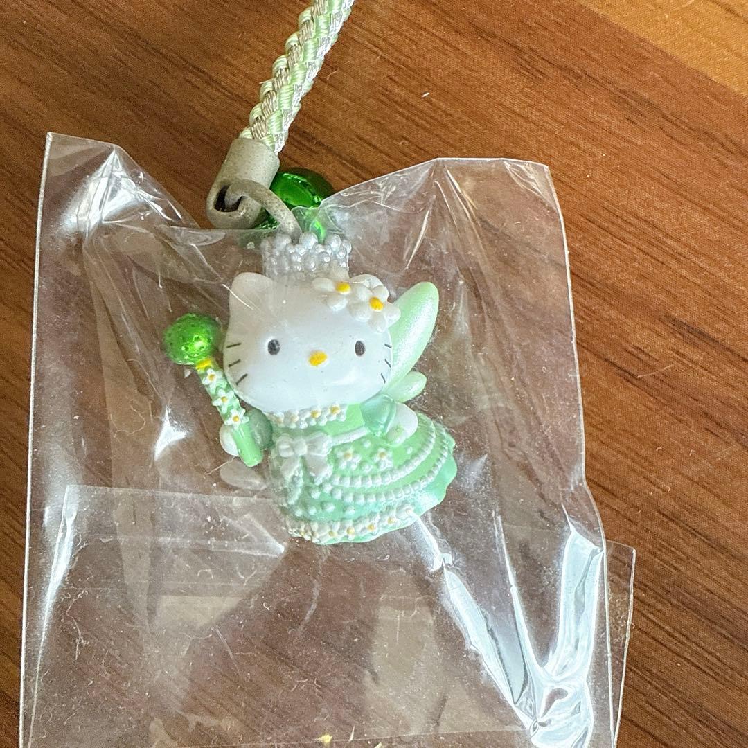 【希少】大分限定ハーモニーランドバージョンハローキティ ストラップ根付　サンリオ