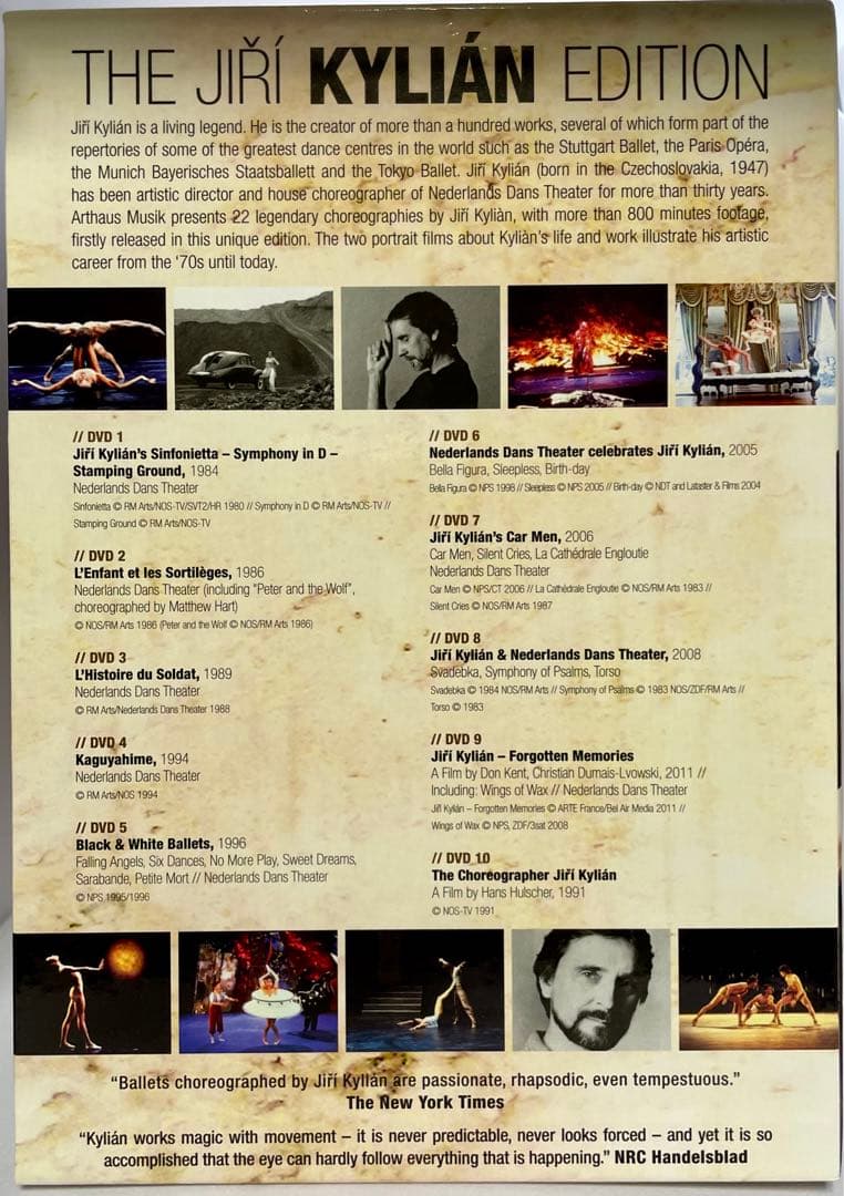 【美品】 イリキリアン（Jiri Kylian）エディション ダンスDVD10枚
