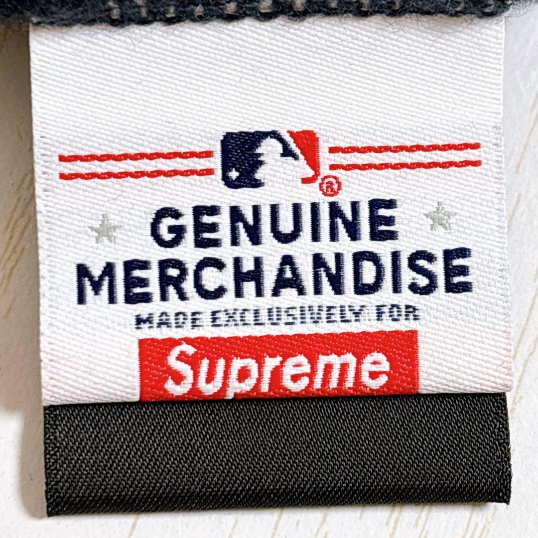 Supreme NEW ERA Yankees ニット帽　ビーニー　ネイビー　紺