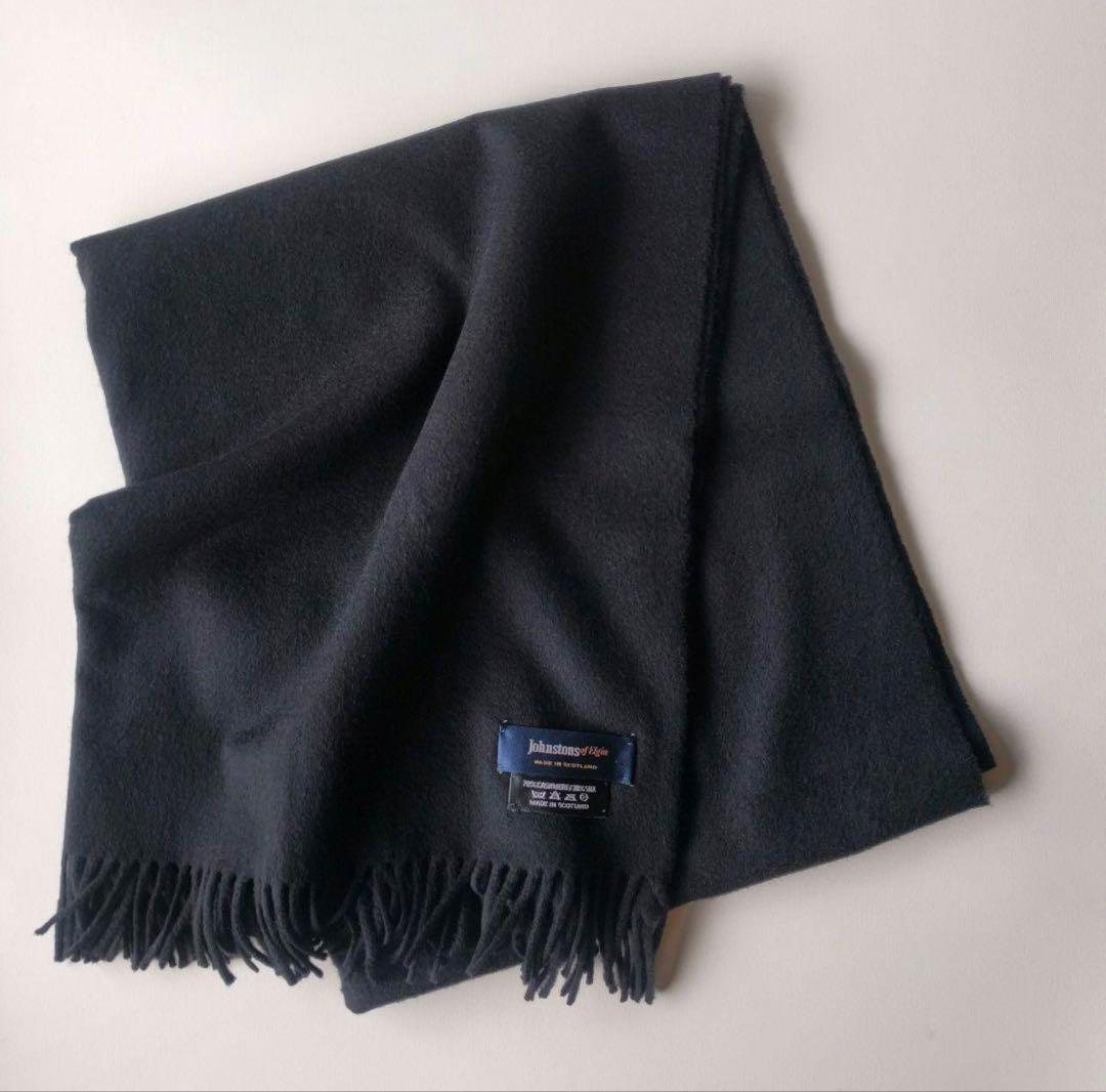 ジョンストンズ カシミヤ　シルク　ストール
