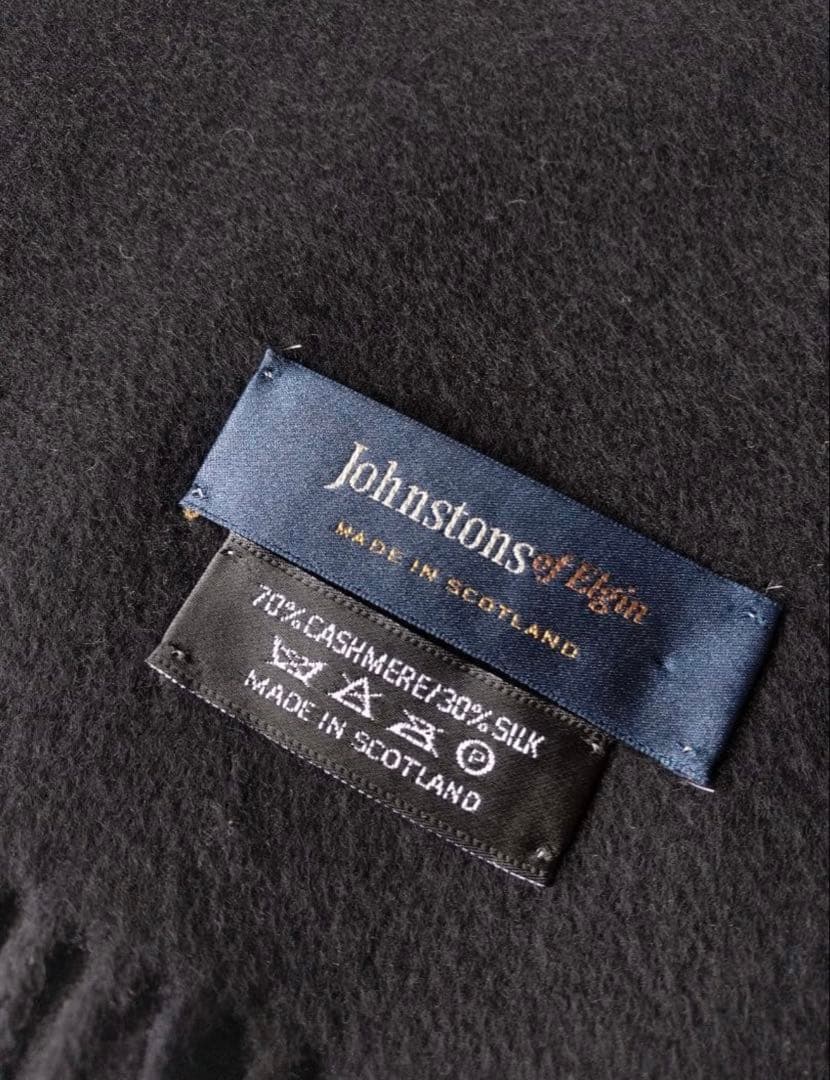 ジョンストンズ カシミヤ　シルク　ストール