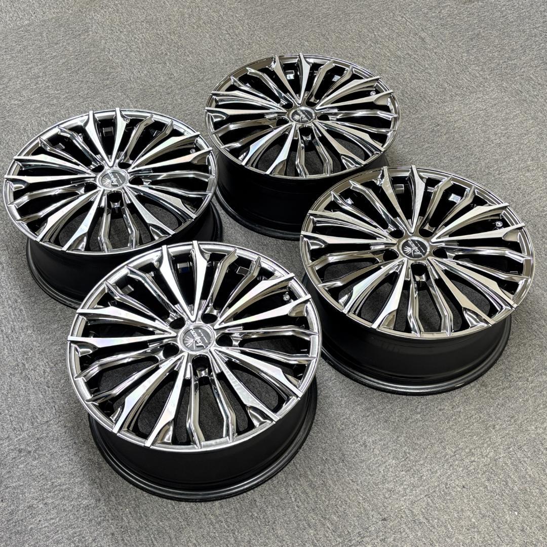 新品タイヤ付 weds クレンツェ フェルゼン ヴォクシー クラウン