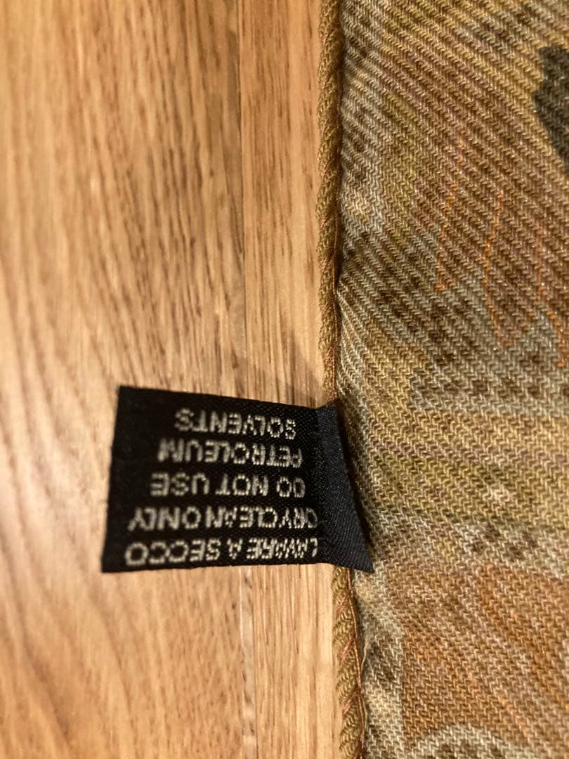 エトロ　大判　ウールシルクストール　ペイズリー柄