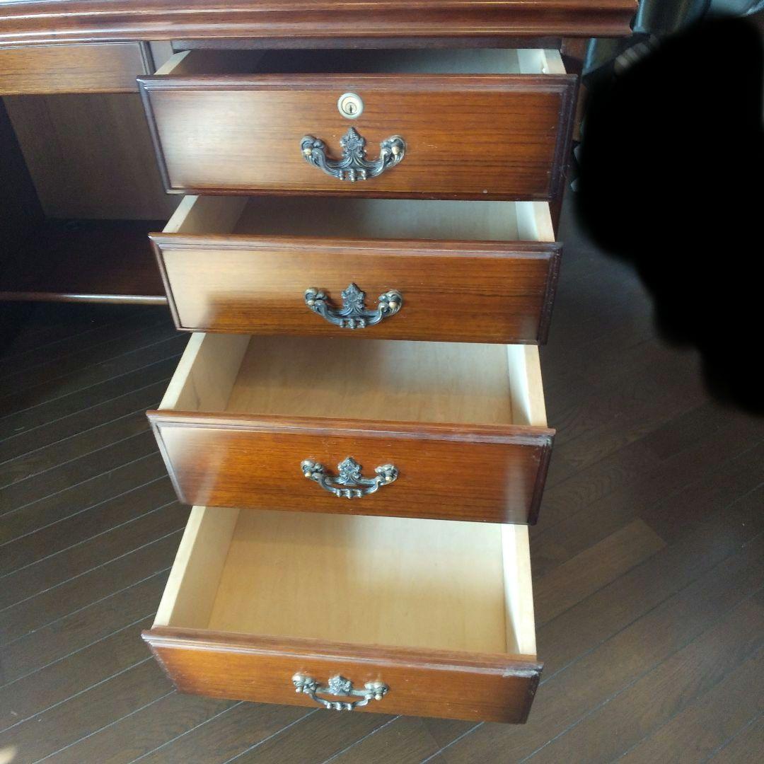 カリモク製　書斎デスク