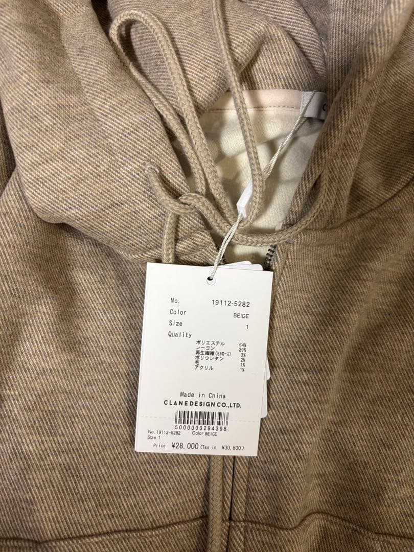 サロペット・オーバーオール・オールインワン clane HOODED SWEAT ALL IN ONE