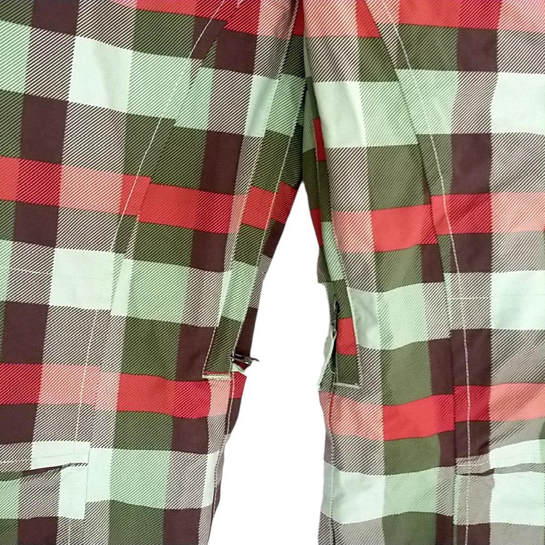 【美品 高機能】US BURTON チェック スキー スノーボード パンツ