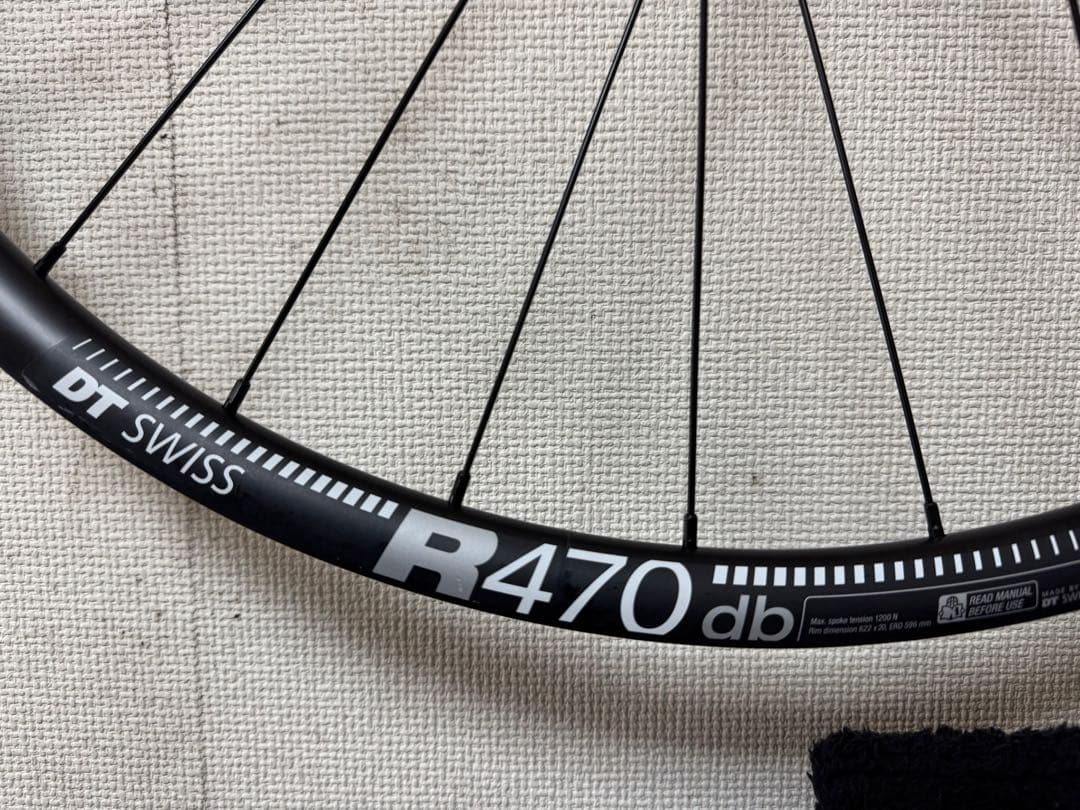 DT swiss R460 db ディスクホイール 前後タイヤ付