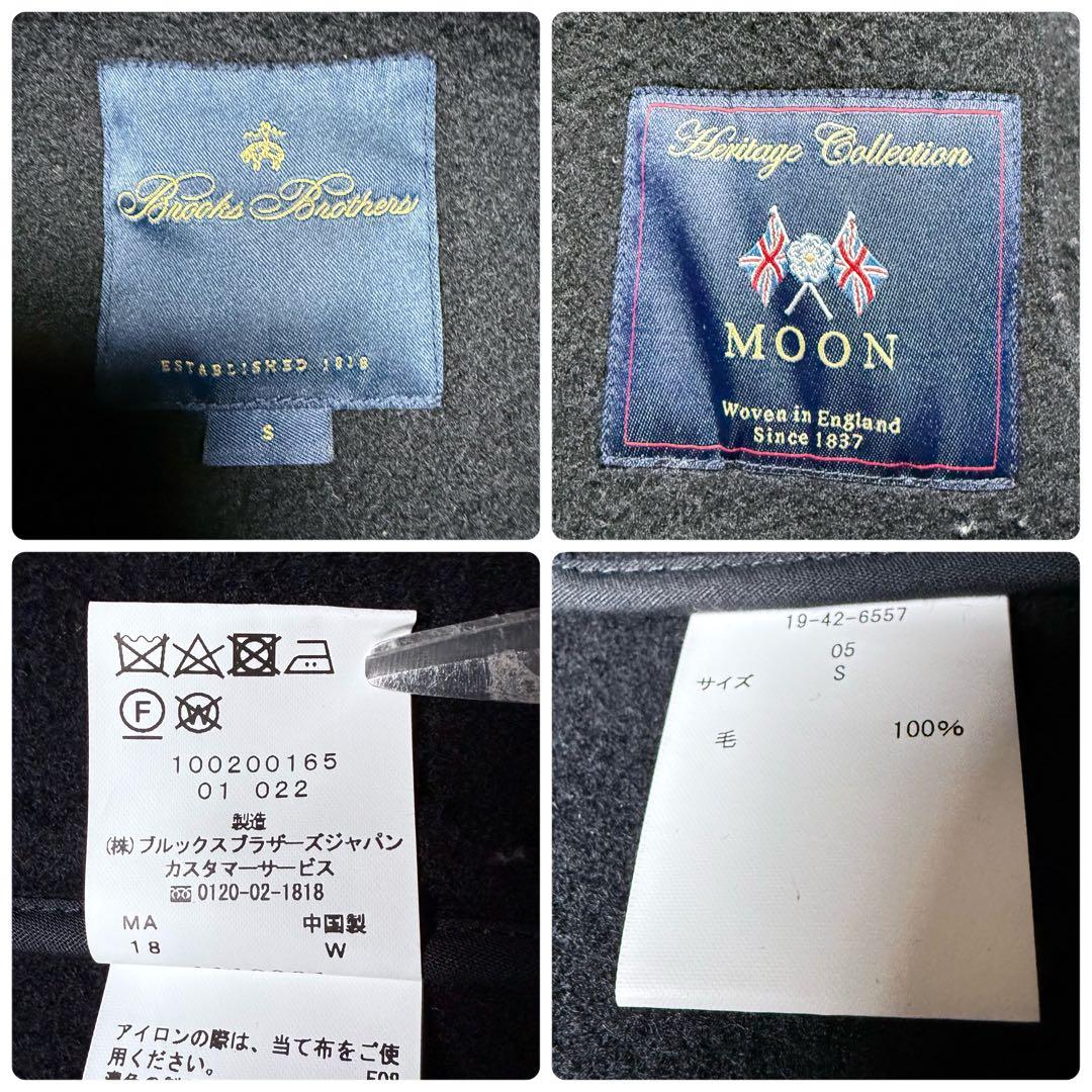 22AW ブルックスブラザーズ×ロンハーマン ムーン生地 メルトンダッフルコート