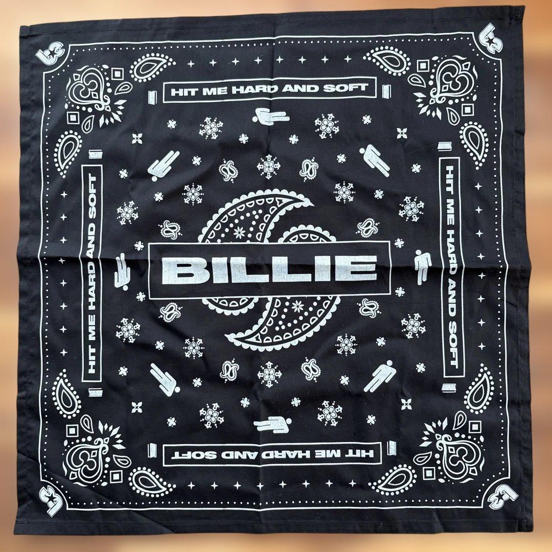 BILLIE EILISH バンダナ 黒 ビリー・アイリッシュ - メルカリ