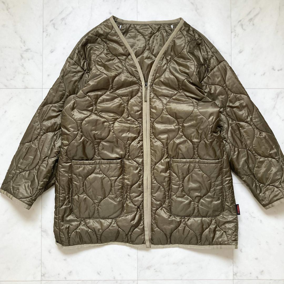 美品　ウィムガゼット　キルトジャケット付きモッズコート　カーキ