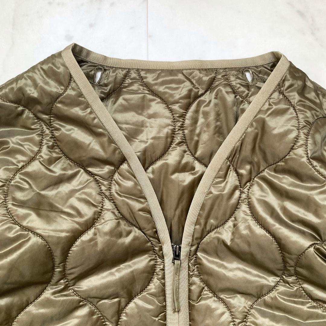 美品　ウィムガゼット　キルトジャケット付きモッズコート　カーキ