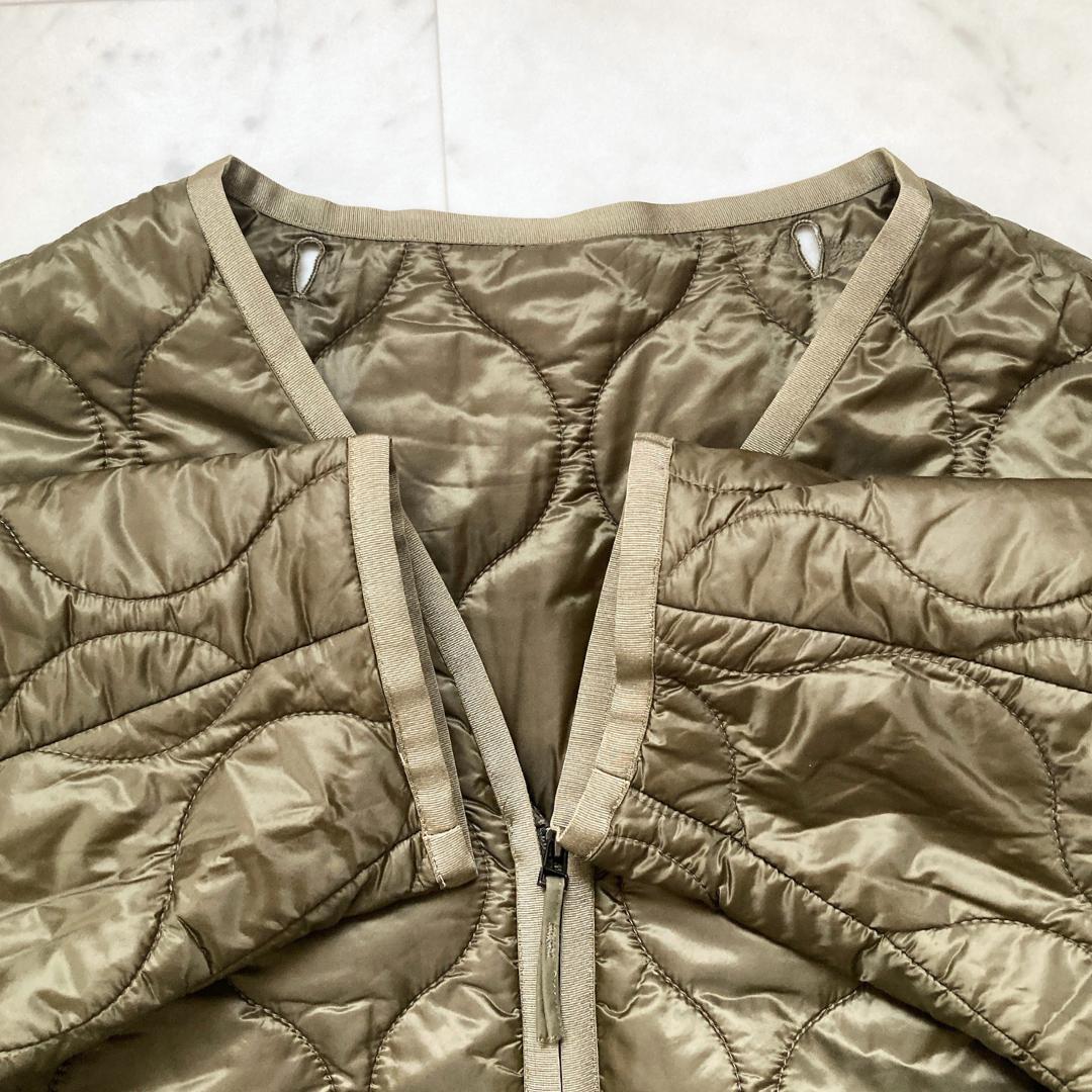 美品　ウィムガゼット　キルトジャケット付きモッズコート　カーキ