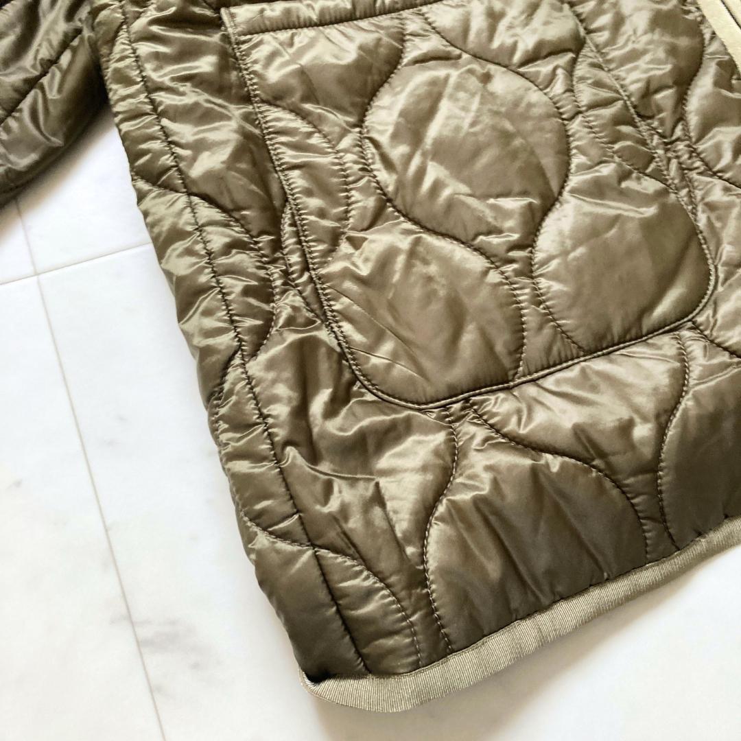 美品　ウィムガゼット　キルトジャケット付きモッズコート　カーキ
