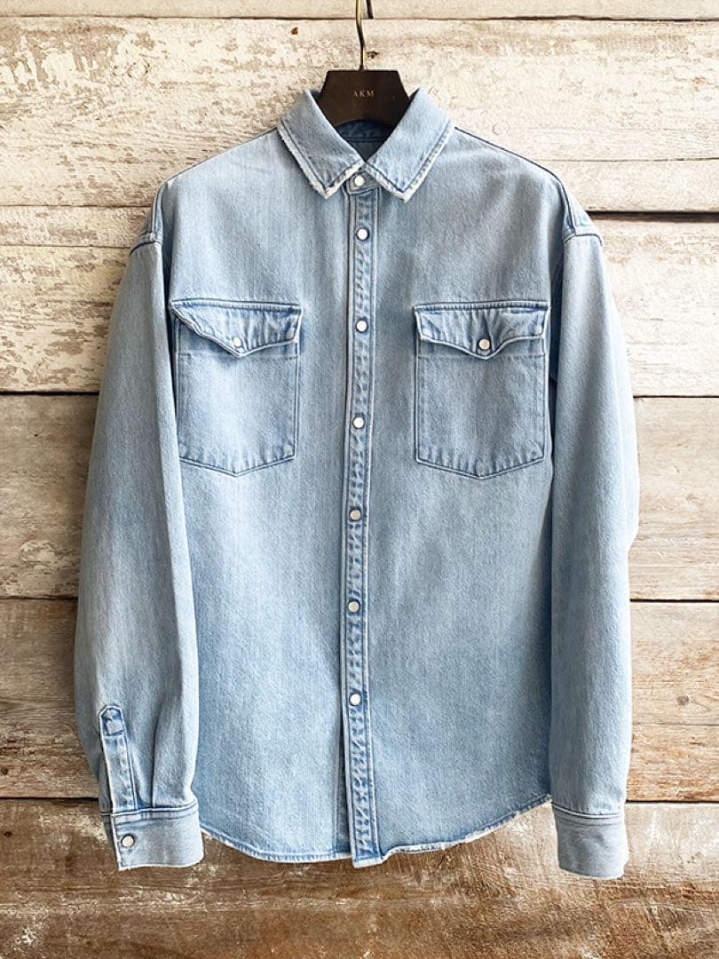 AKM エイケイエム デニムシャツ美品‼️