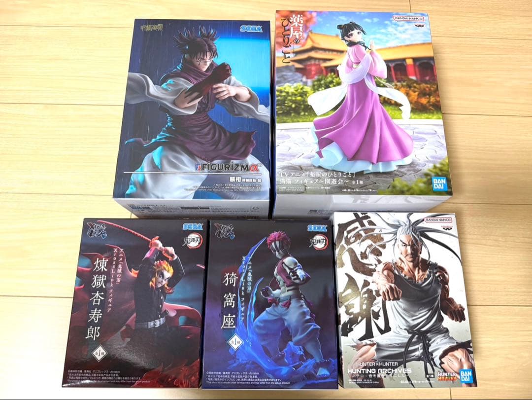 未開封プライズフィギュア　5点まとめ売り