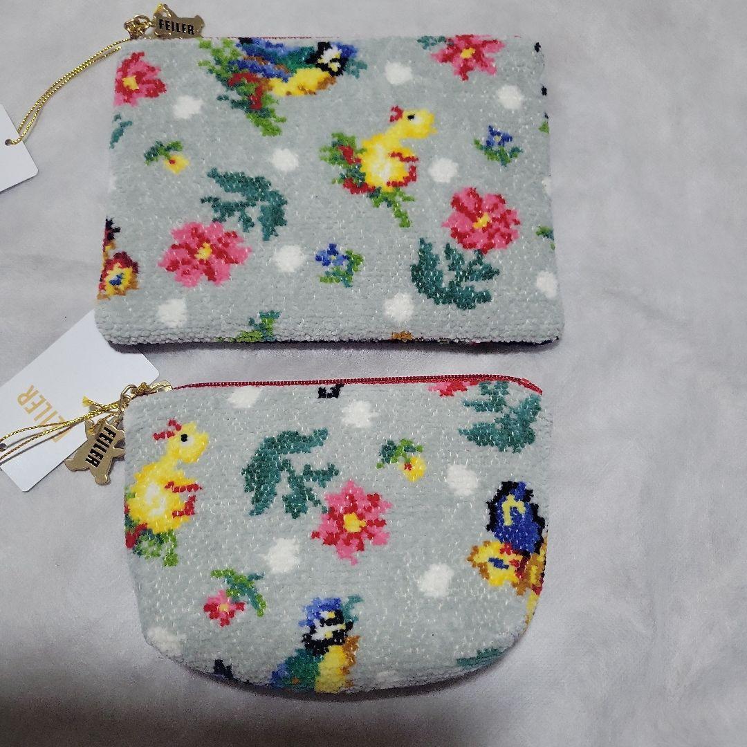 フェイラーアンドハイジ フラットポーチ 舟型ポーチ 2点セット