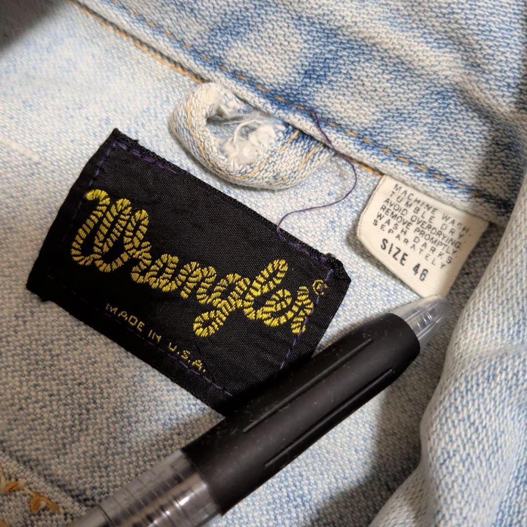 P*O様 70s Wrangler 124mj デニムジャケット サイズ46 P*O様 Wrangler