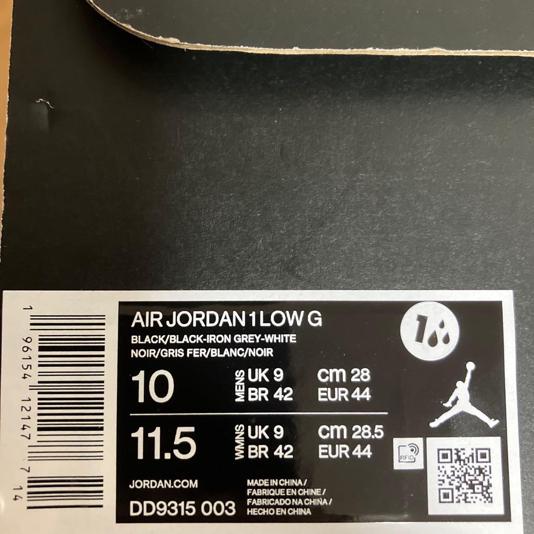 シューズ(男性用) AirJordan1 Low Golf \"BlackCrocodileSkin\"