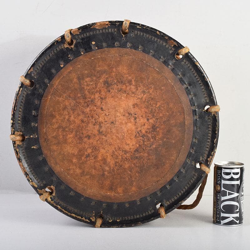 和楽器 和太鼓 日の出松鶴蒔絵 締太鼓 撥付 V R9351B