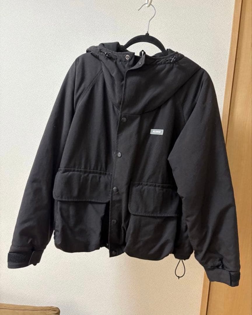 RAGLAN PUFFER HOODED JACKET ジャケット　XLARGE