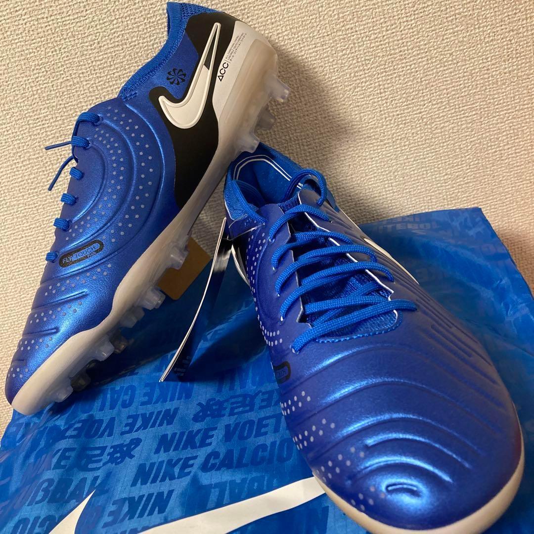 NIKE レジェンド10 エリート AG-PRO 人工芝　27.5cm 青 袋付