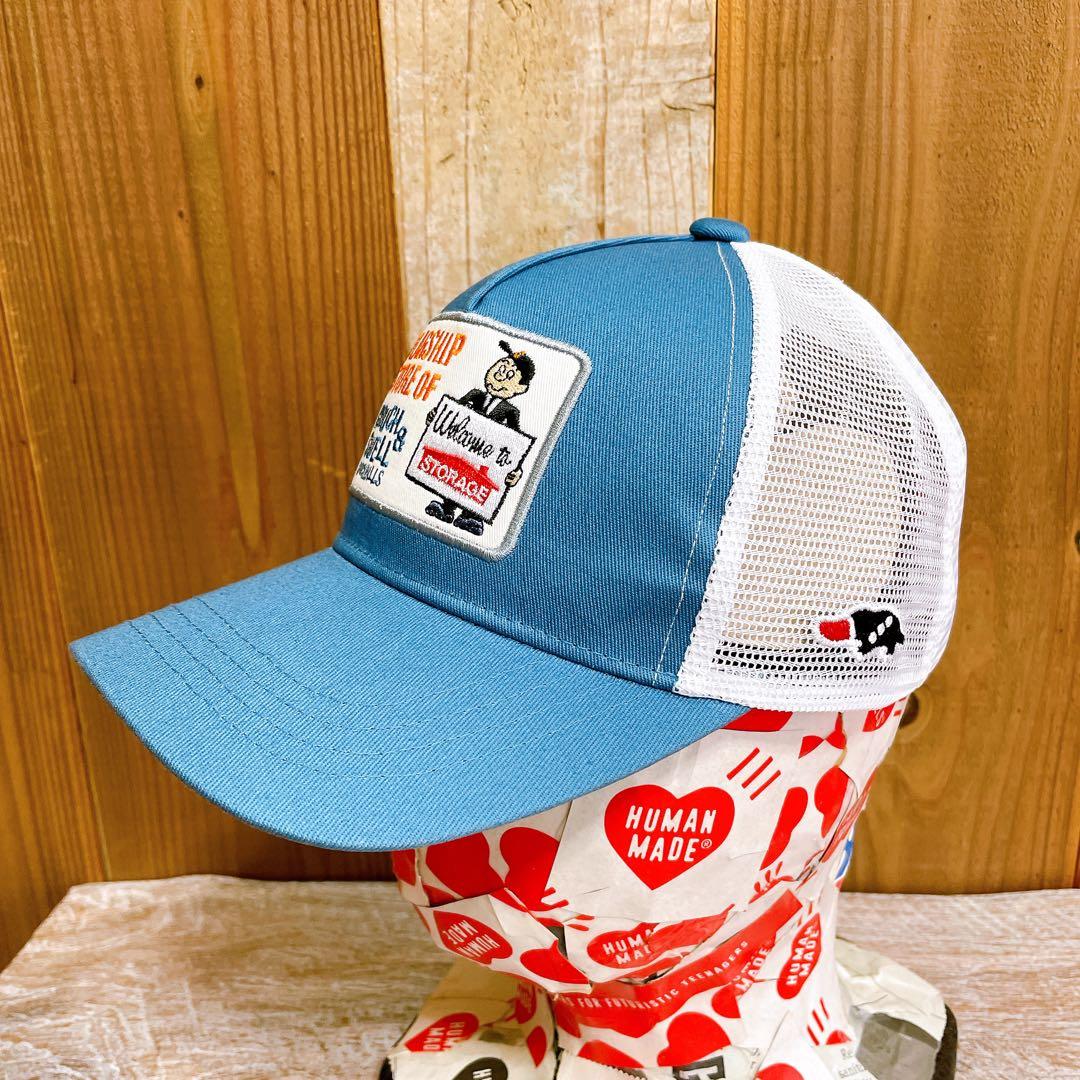 rough&swell ラフアンドスウェル トラッカーメッシュキャップ ブルー