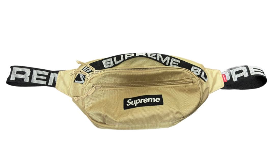 Supreme シュプリーム 2018ss ウエストバッグ ベージュ