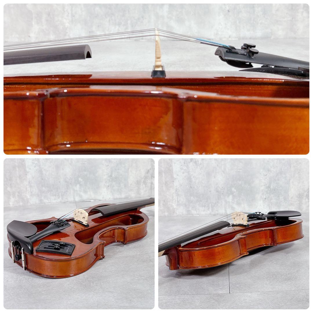 V589 カルロ・ジョルダーノ CV-210E エレキ バイオリン サイレント