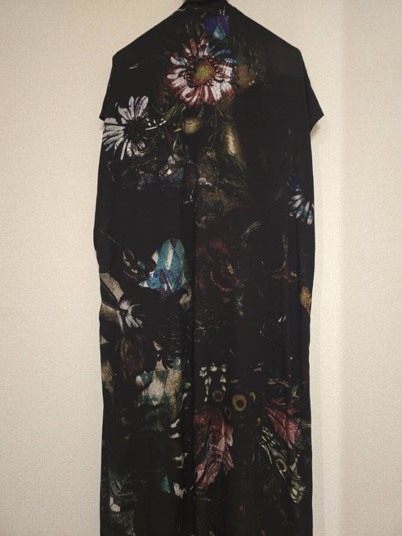 Ground Yグラウンドワイ 23ssフラワープリントテーラードポンチョベスト