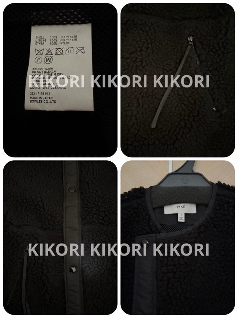 大お値下げ❗️毎年即完売❄️HYKE ボアロングコート サイズ1 【未使用/美品】