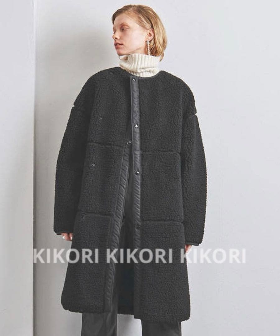 大お値下げ❗️毎年即完売❄️HYKE ボアロングコート サイズ1 【未使用/美品】