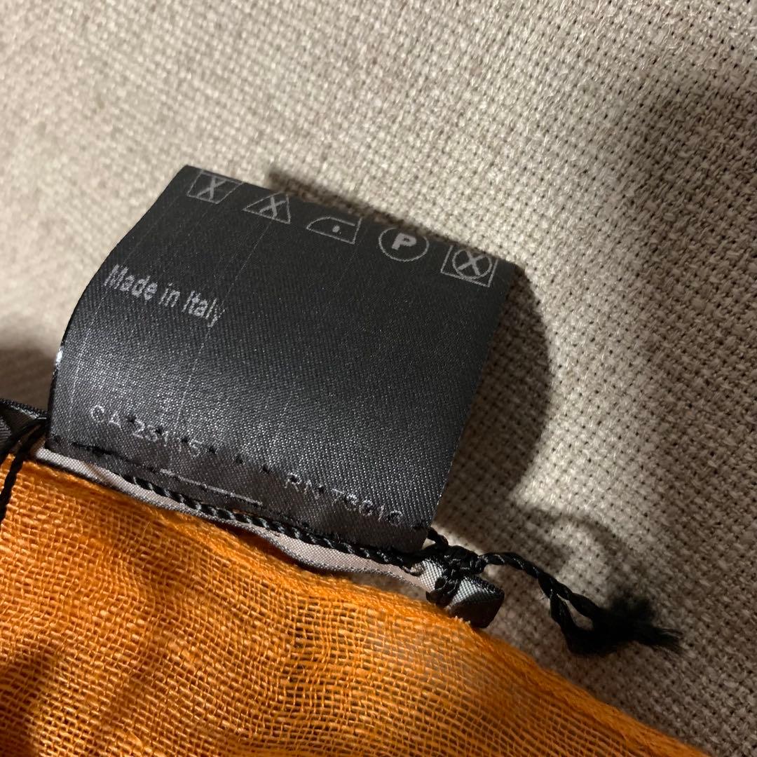 ヒューゴボス 青山本店購入品 オレンジストール 未使用箱付き 希少品