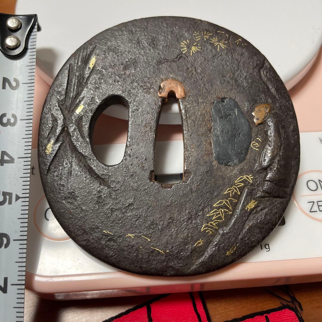 鍔　骨董品　時代物