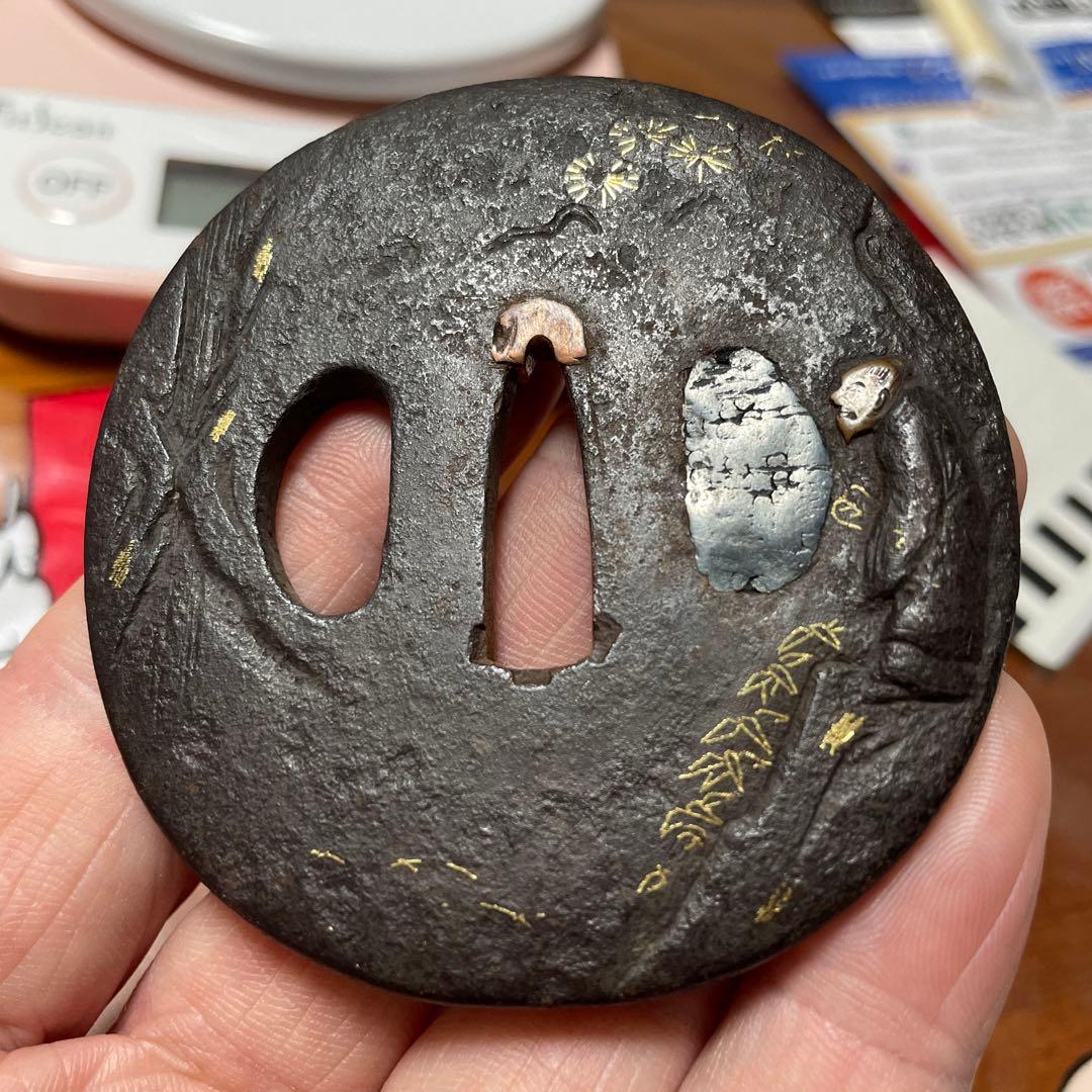 鍔　骨董品　時代物