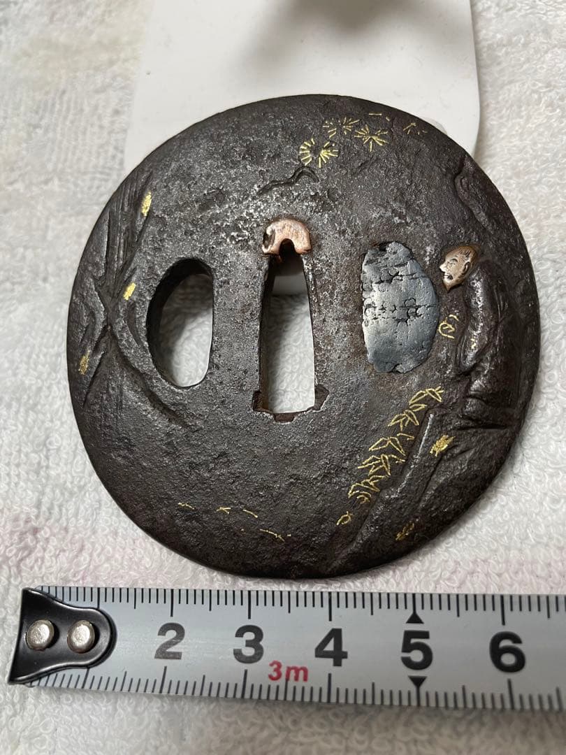 鍔　骨董品　時代物