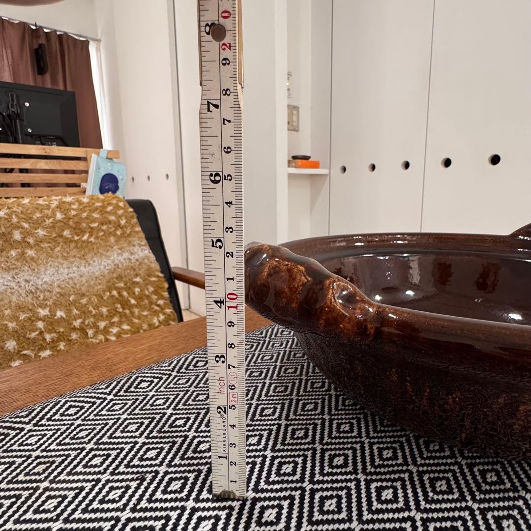 ✴︎ 雲井窯 ✴︎ 土鍋 飴釉 中川一辺陶 尺 10号 美品