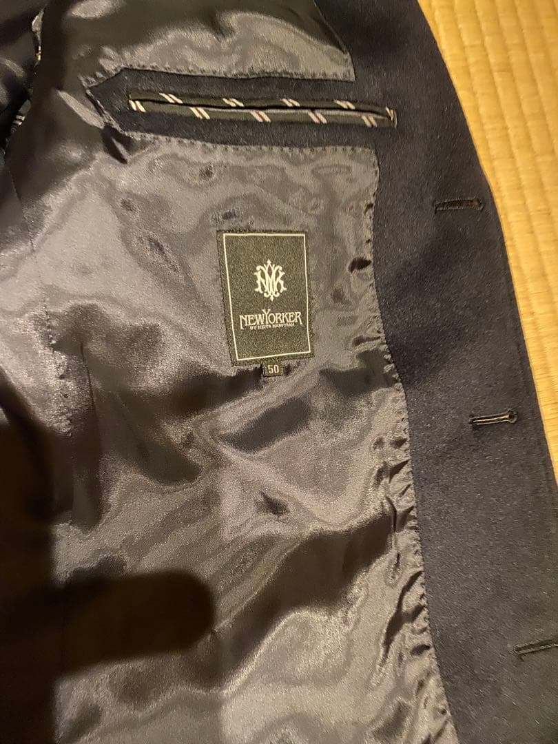 NEWYORKER KEITA MARUYAMAネイビー チェスターコート