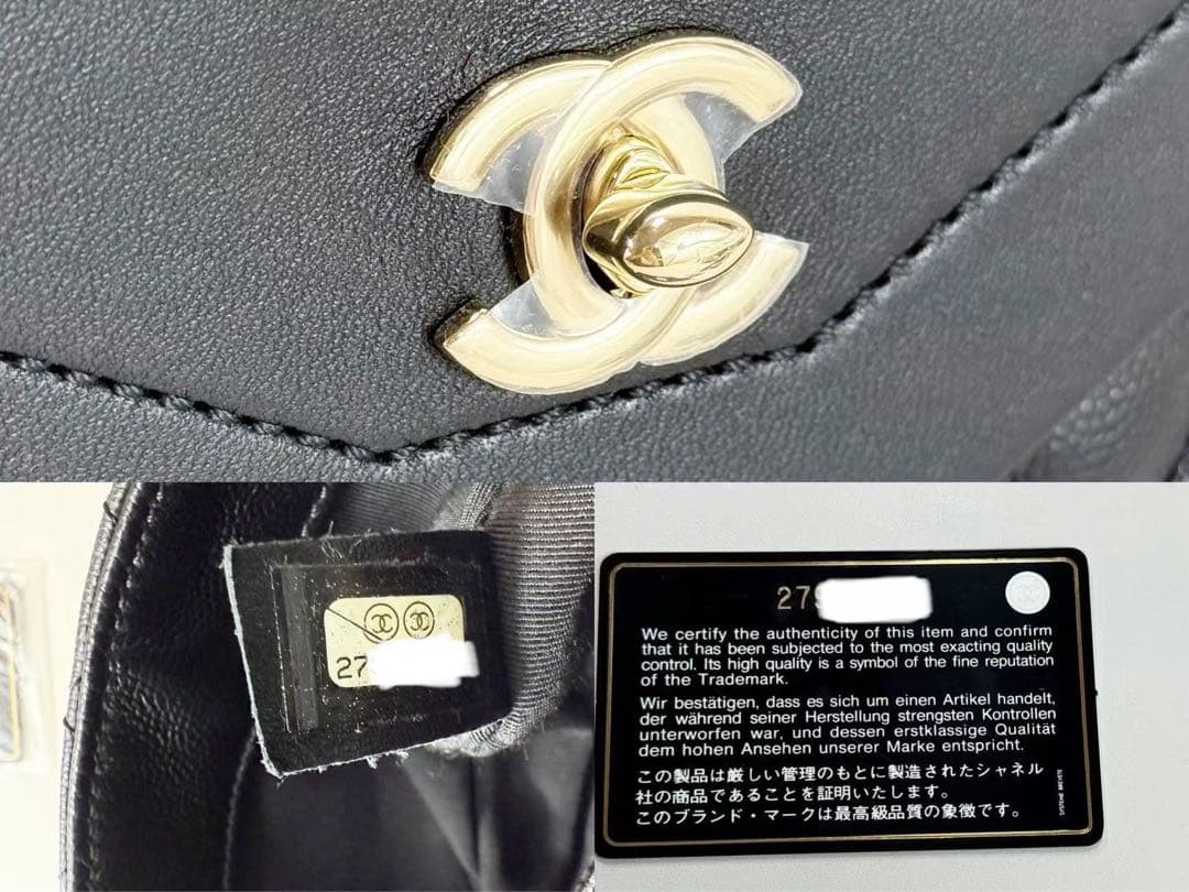 未使用/着画追加CHANEL/シャネル/キャビア/黒/ ウエストバッグ/ポーチ/