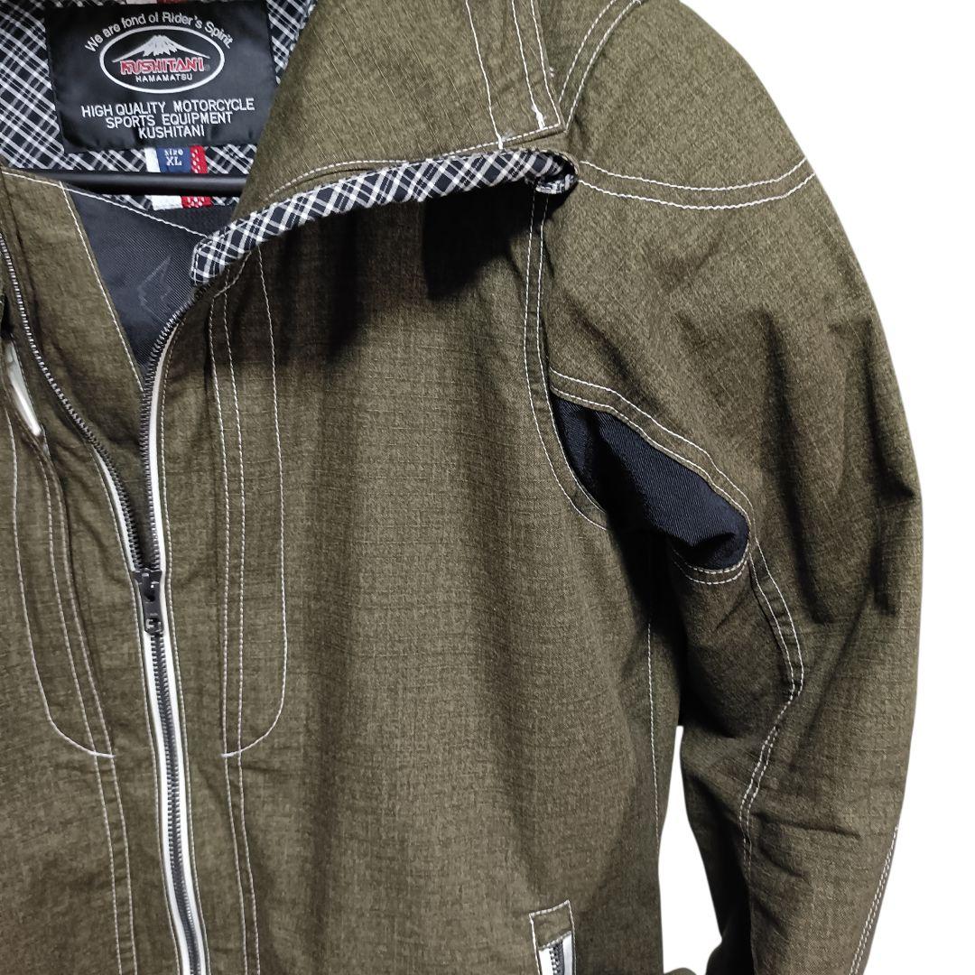 美品 クシタニ K-2352 XLサイズ レイジャケット オリーブ　プロテクター