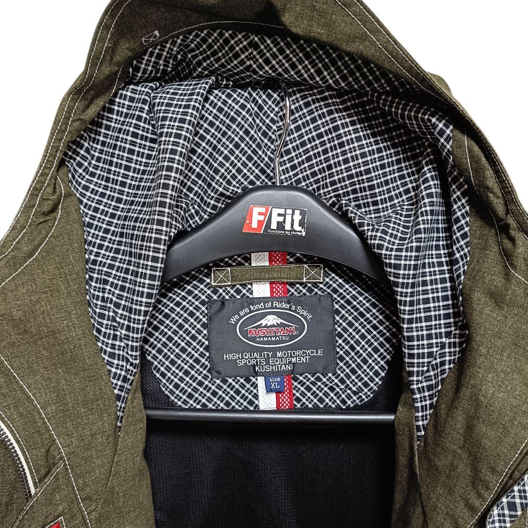 美品 クシタニ K-2352 XLサイズ レイジャケット オリーブ　プロテクター