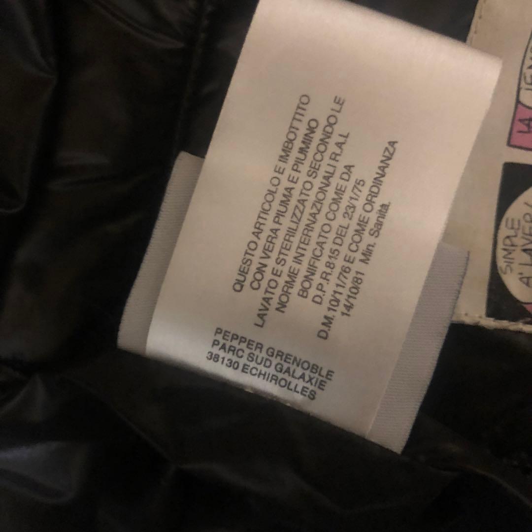 MONCLER 黒 ダウンジャケット(訳あり)